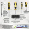 43pcs Magnetic Screwdriver Set With Slotted, Phillips, Hex, And Precision Bits, Chrome Vanadium Steel, With Demagnetizer Tool 4