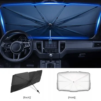 Parasole per Auto, Protezione Solare per Parabrezza Anteriore, Copertura Protettiva per Interni Auto, Accessori per la Protezione del Parabrezza