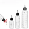 1Pcs 30ml/60ml/100ml/120ml/250ml Plastic PET Juice Liquid Capacity Dropper Bottles Twist Top Cap Tattoo Pigment Ink Containers 1