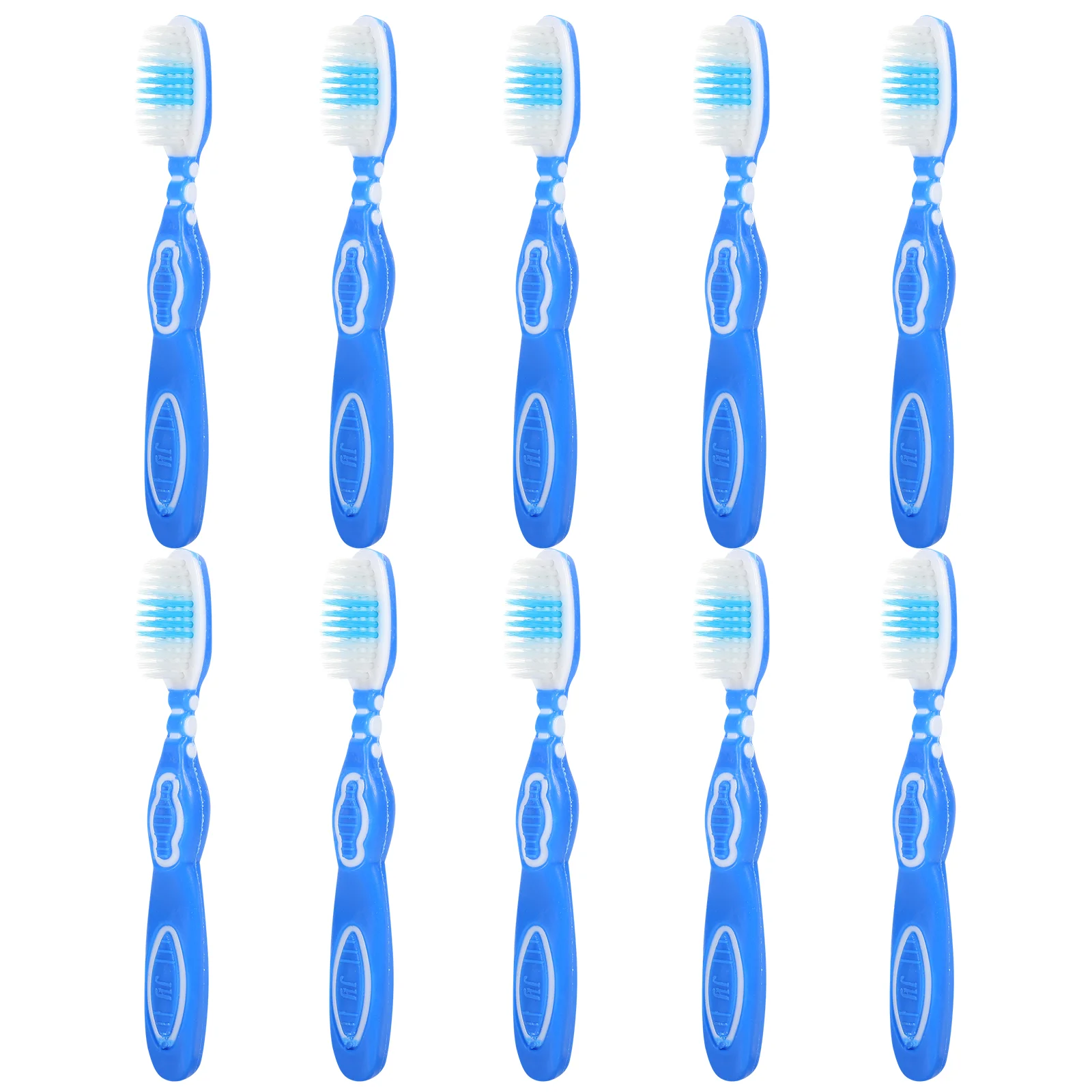 

10 Pcs Prison Toothbrush Small Toothbrushes Mini Bulk Short Handle Portable Plastic Supplies Travel