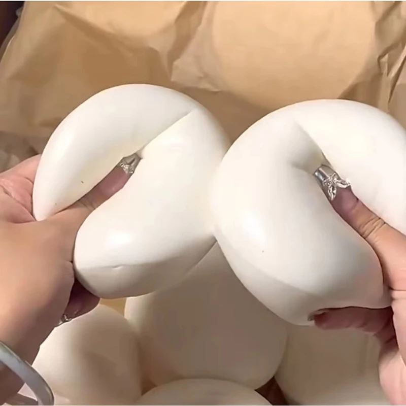 말랑말랑한 요구르트 케이크 빵 모양 스퀴즈 장난감, 부드러운 스트레스 해소용, 느린 상승 속도의 감각 자극 피젯 토이, 학생 및 성인을 위한 휴식 선물