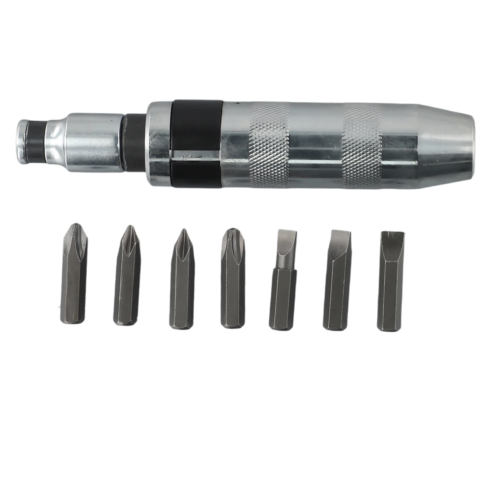 

Screwdriver Bit Screwdriver Handle 8Pcs Chisel Bits Screw Extractor Remover Impact Screwdriver Shock Screw Driver Brand New