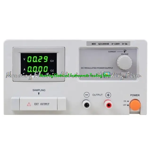 

fast arrival QJ12003E DC adjustable regulator Laboratory power supply 0-120V 0-3A transformer resolution of 100mV 1mA