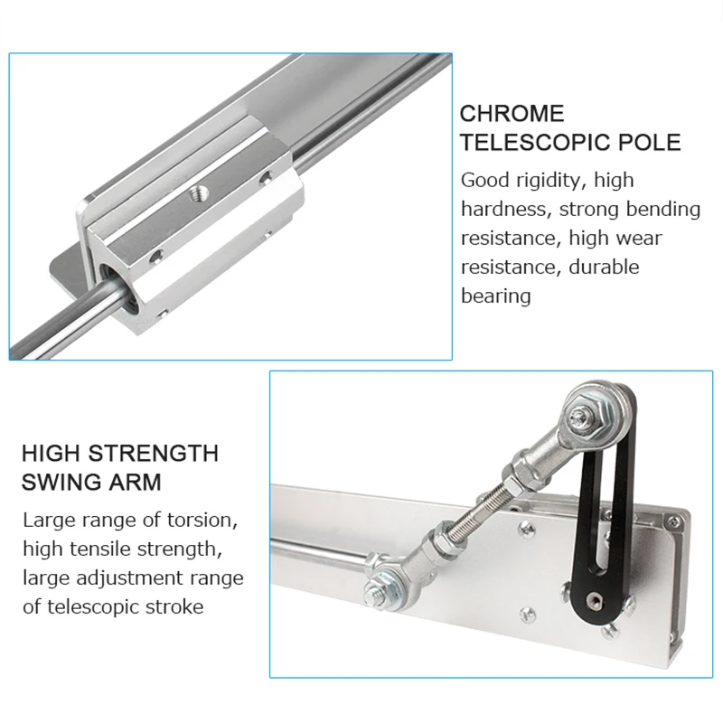 2-8CM/3-15CM Stroke Telescopic Sex Machine With Suction Cup+Speed Controller DC 24V Reciprocating Linear Actuator