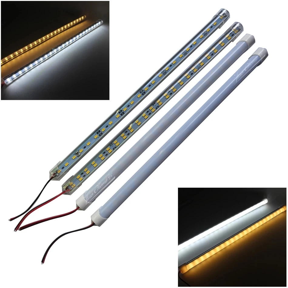 

12V/24V 24/48 LED Light Strip 330X15MM Hard Rigid Tube Bar Lamp IP65 Waterproof 5730-led bead Lights Strips For DIY