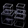Transparent Acrylic Boxes With Cover Plastic Organizer Gift Packing Box Food Candy Storage Container For Home Figure Toy Display 1