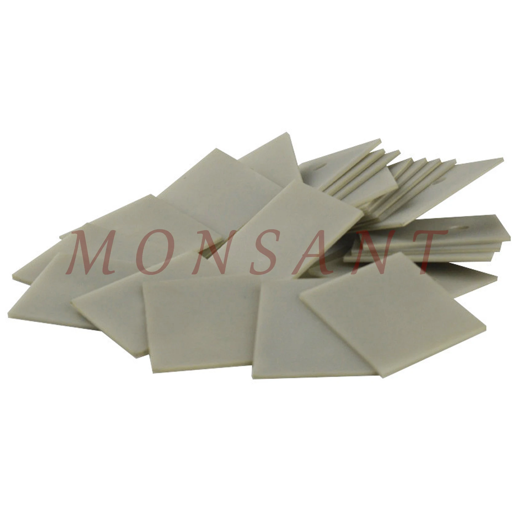 

20pcs/lot Aluminum Nitride Ceramic Sheet Thermal Insulation Ceramic Sheet TO-220/247/264/3P High Power Heat Sink