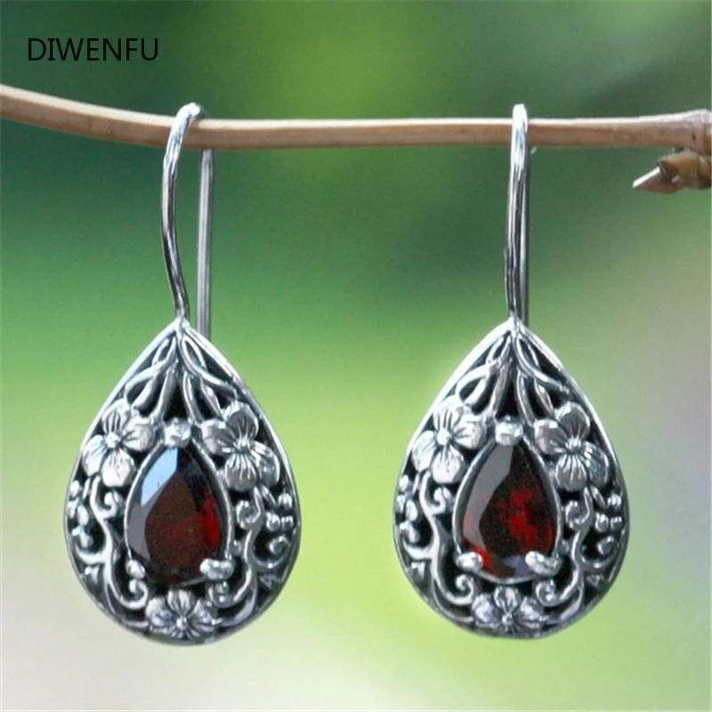 Earrings Silver 925 Natural Ruby | Luxury Ruby Silver