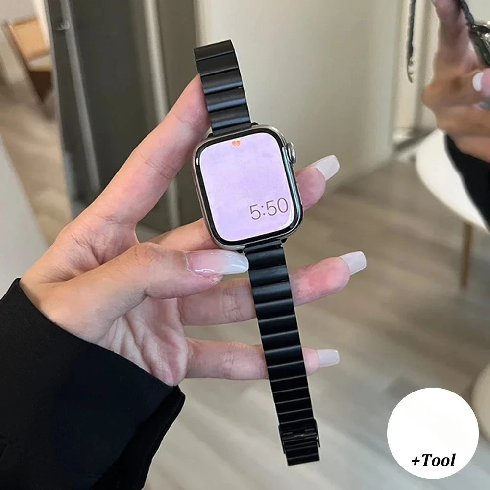 ตัวเลือกสินค้า สายนาฬิกาสแตนเลสสำหรับ Apple Watch ทุกรุ่น