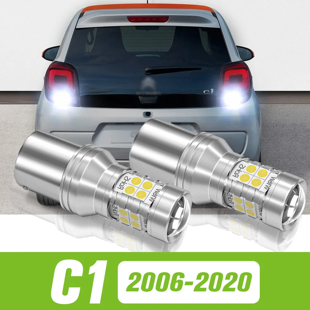 

2pcs For Citroen C1 2006-2020 LED Reverse Light Backup Lamp 2008 2009 2010 2011 2012 2013 2014 2015 2016 2017 2018 Accessories