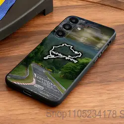 Nurburgring Sport Car Design Phone Case - Durable Black Cover - Samsung S21Ultra (Z1)