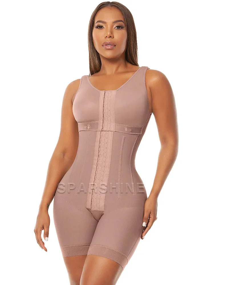 Fajas Reductoras Y Modeladoras Mujer Abdomen Control Adjustable Bodysuit Full Body Shaper Waist Trainer Slimming Shapewear