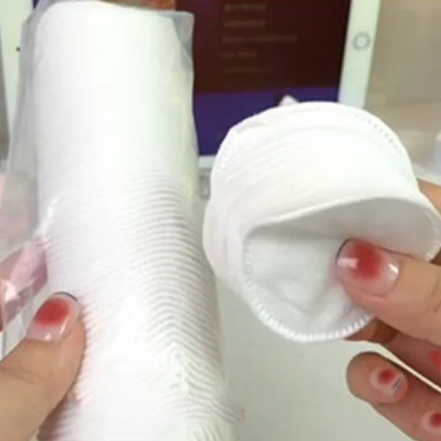 Discos de algodón para limpieza facial