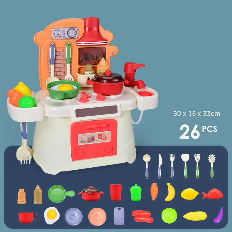 

Play Kitchenware Easy to Carry Portable Educational for Kids Boys and Girls Playing