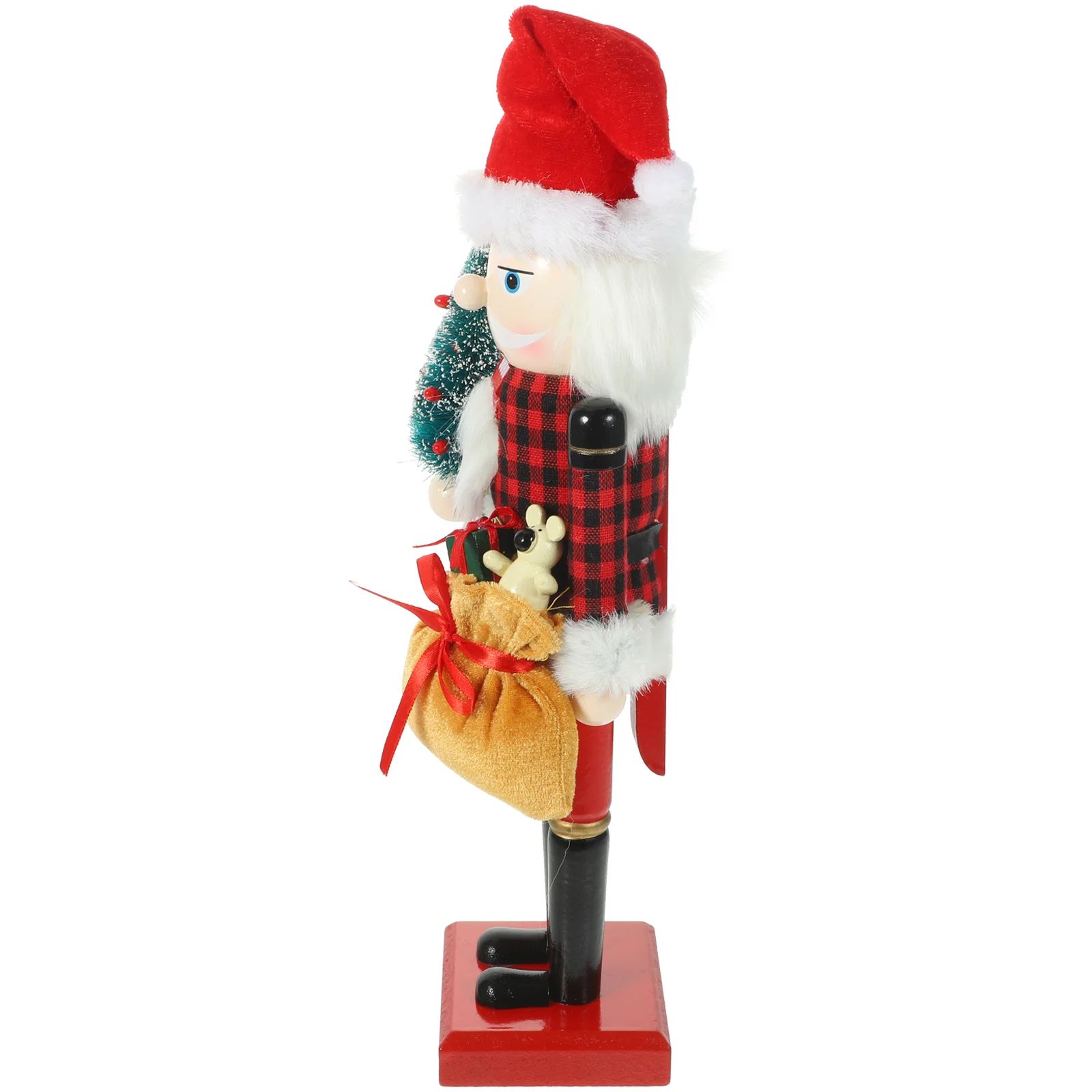 

Christmas Nutcracker Xmas Desktop Decorations Decorate Traditional Wooden Nutcrackers Cloth Puppets