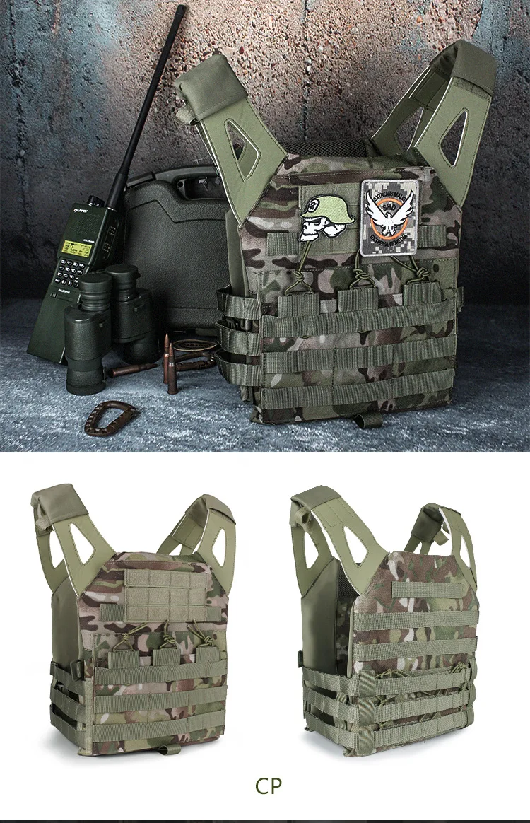 Chaleco táctico Jumper Airsoft JPC, 1000D, versión simplificada (Multicam)