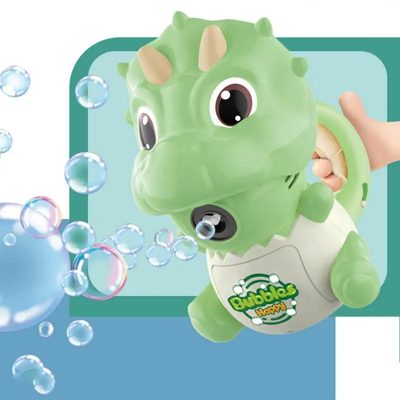 

Dinosaur Automatic Bubble Machine For Kids Bubble Launcher Bubble Blower For Children Soap Bubble Maker Summer Outdoor Toys