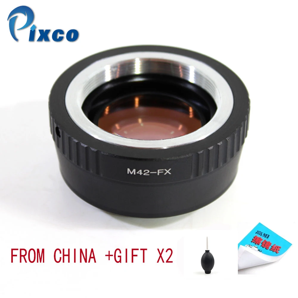 Pixco N42-FX Speed Booster Focal Reducer Lens Adapter Suit For M42 F Lens  to Fujifilm X Camera for Dropshipping