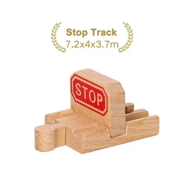Premium Beech Wood Railway Train Track Accessories for Children’s Educational Play