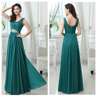 JLY-011#Manufacturer's 2025 New Bridal Wedding Toast Women's Evening Dress Long Banquet Host Performance Dress Cheap Wholesale - Image 2