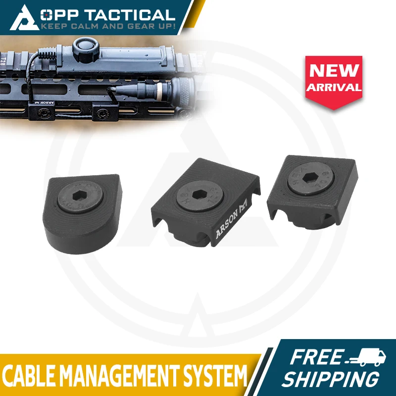 MLOKWireGuideSystem3pcsSetCableManagementRailCoverPicatinny