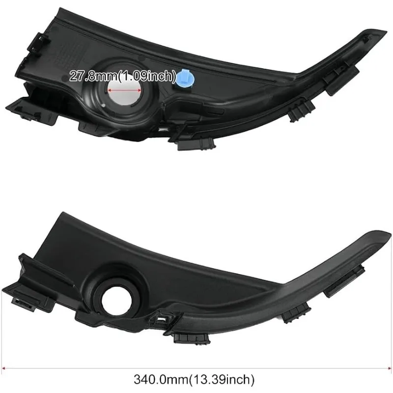 혼다 시빅 2012-2015용 와이퍼 카울 커버 연장 트림 2개 좌우 교체용 74210-TR0-A00 74220-TR0-A00