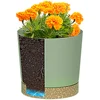 Plant POTS, lightweight large POTS for indoor plants and outdoor plants, large plastic POTS with drainage 3