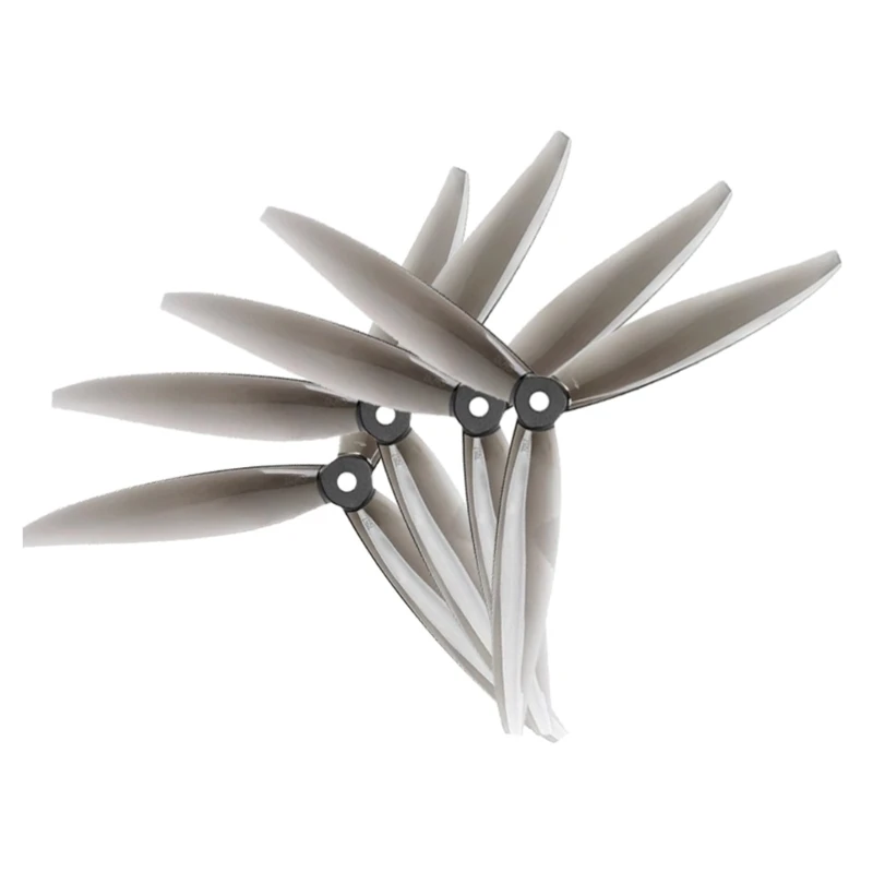 

CPDD Pack of 4pcs T7057 7Inch Props 3 Paddle Leaf Propellers Set Stable Extended Flights for FPVs Drones Repairment