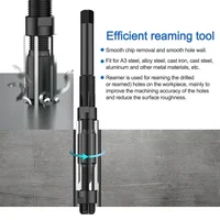 HSS adjustable manual reamer 6-84mm, used for manual reaming and precision cutting tool hand tools 2