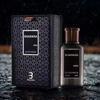 Bharara King Eau de Parfum 100ML Parfum pour homme haut de gamme 3.4oz Vaporisateur scellé dans un coffret cadeau 1