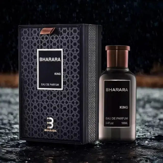 Bharara King Eau de Parfum 100ML Parfum pour homme haut de gamme 3.4oz Vaporisateur scellé dans un coffret cadeau 1
