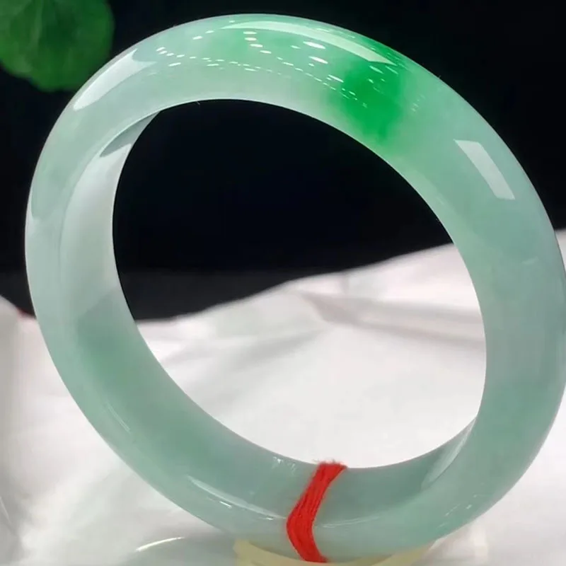 

Zheru Jewelry Natural Myanmar Jade 54mm-62mm bracelet exquisite princess bracelet send girlfriend send mom