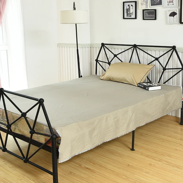 Conductive Earthing Grounding Bed Sheet - Silver Cotton