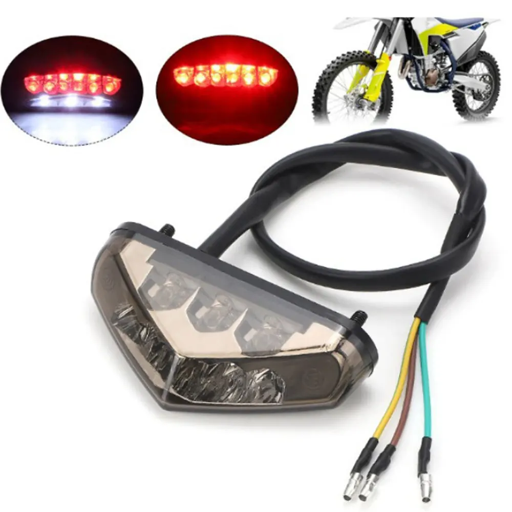 รูปสินค้า ไฟท้าย LED 12V มอเตอร์ไซค์ ไฟเบรก ป้ายทะเบียน