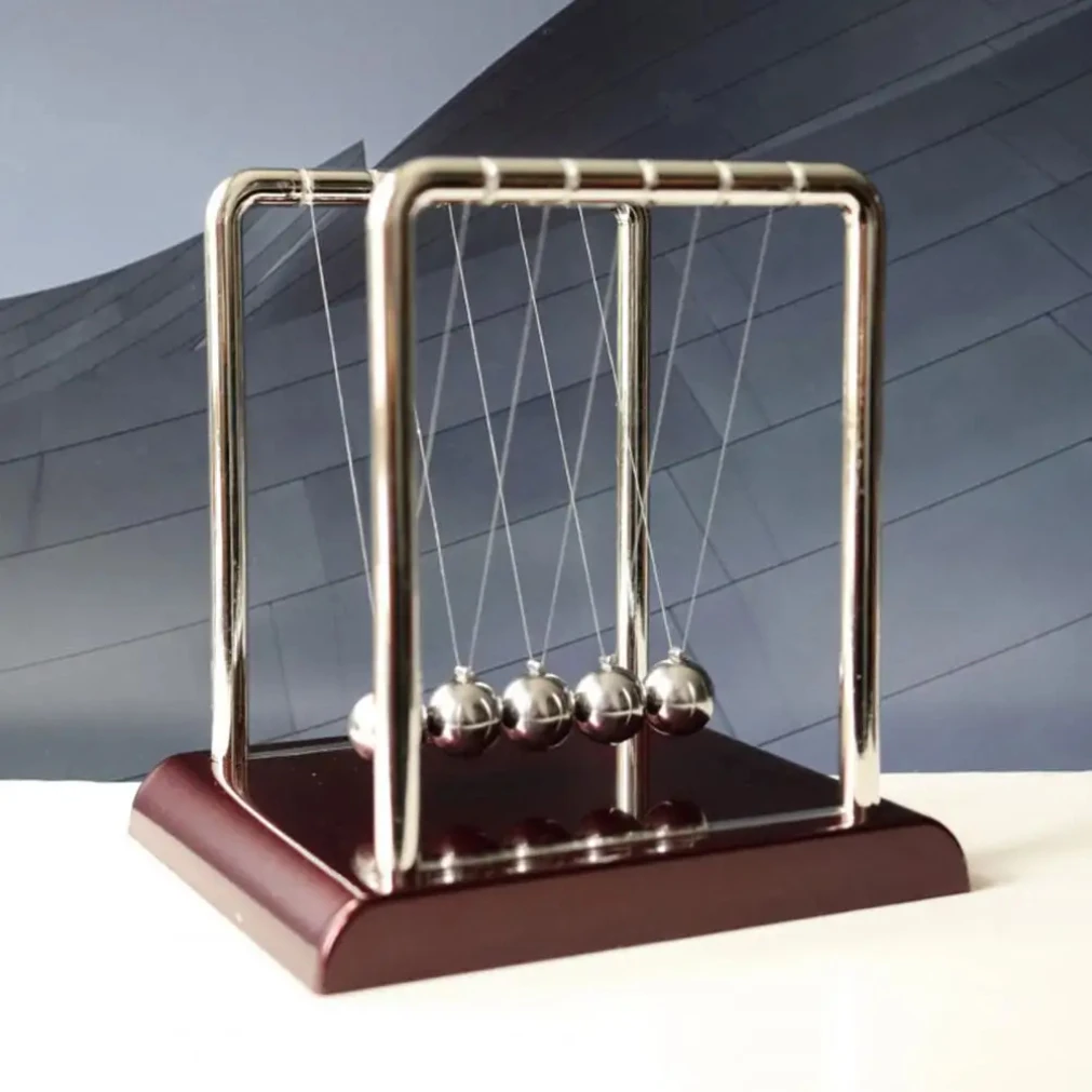 Newton’s Cradle Kinetic Desk Toy 5