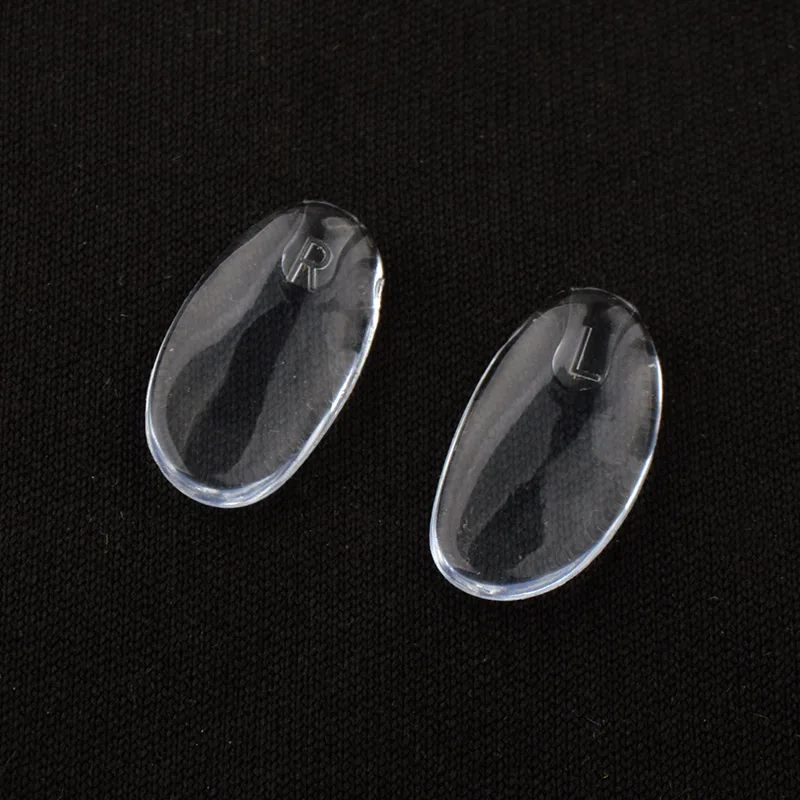 

50 пар (100 шт.) противоскользящие черные мягкие носоупоры из ПВХ для очков Солнцезащитные очки оправа из титана носоупоры