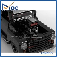 MOC Building Blocks Classic Vehicle Series US Pickup Truck Model DIY Assemble Bricks Creative Car Toys Collection Display Gifts 4