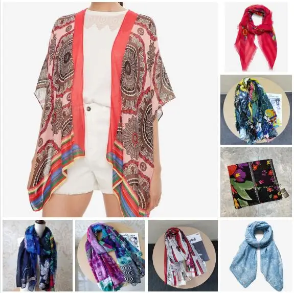 Foreign trade original single Spanish scarf shade warm dualuse long