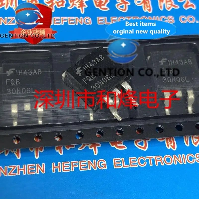 

10 шт. FQB30N06L TO-263 32A 60V в наличии 100% новый и оригинальный
