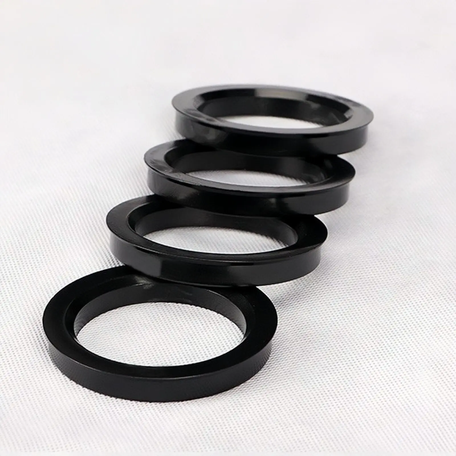 4pc Plastic Hub Centric Rings 63.4mm Car Hub to 73/73.1mm Wheel Bore 63.4-73.1mm