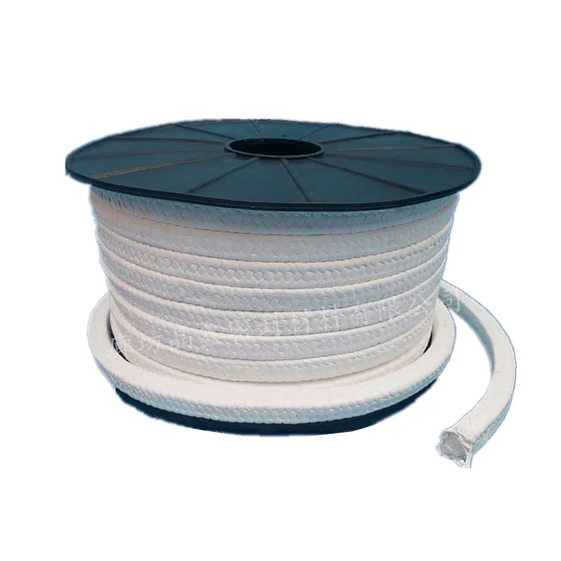 Não-óleo Trançado Ptfe Glândula Embalagem Embalagem de Ptfe Enchimento Caixa Embalagem Ptfe Selo da Bomba 6×6 8×8 10×10 mm
