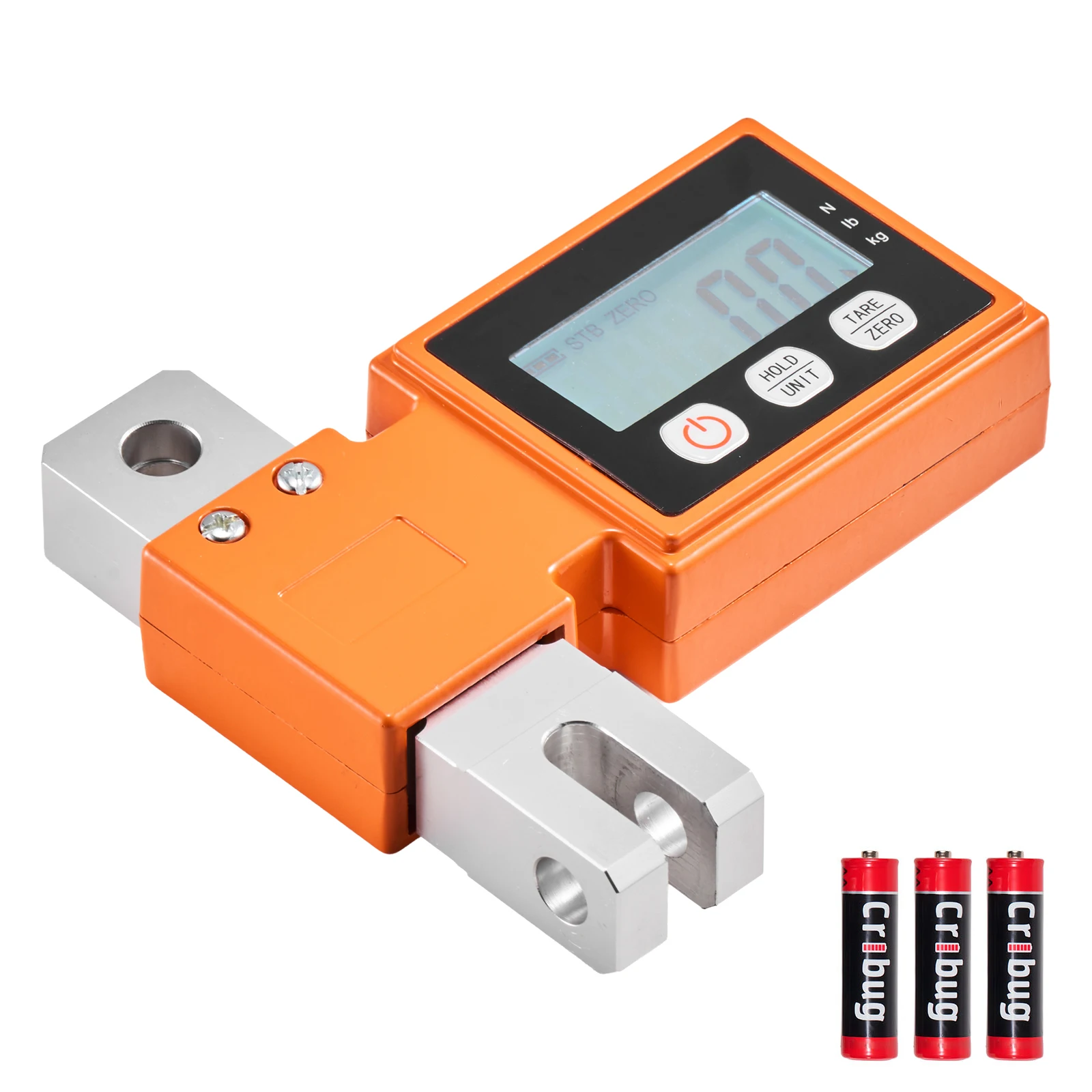 SucceBuy 1100Lbs/500kg Digital Crane Scale Industrial Hanging Scale with LCD Display 0.2lbs Division & 3 Unit Switch for Garage