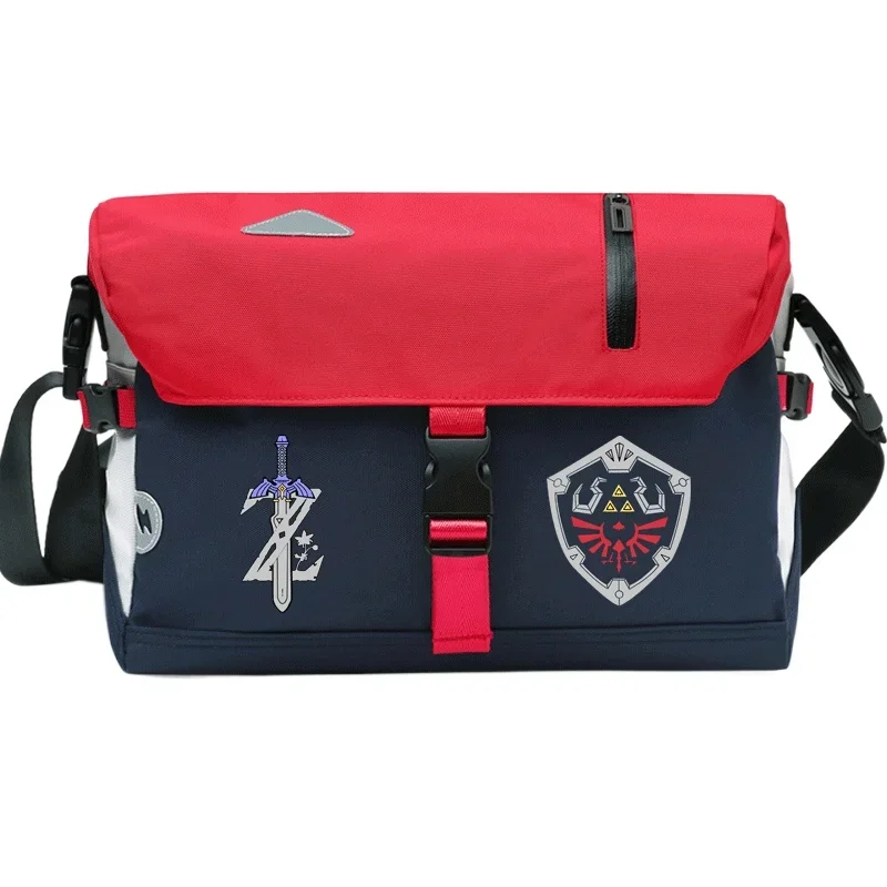 

Fashion Anime The Legend of Zelda Shoulder Bag Nylon Handbags Cosplay Link Sword Logo Male Female Messenger Bag Gifts