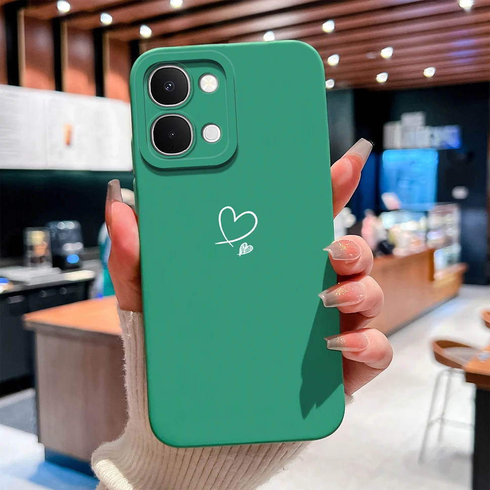 Minimalist Line Art Soft Liquid Silicone Shockproof Phone Case
