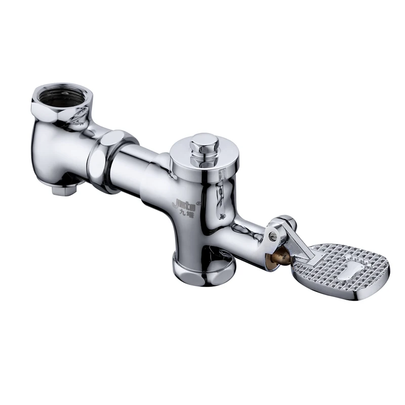 

Retractable toilet flushing valve, squatting toilet, foot pedal delay valve, foot pedal flushing valve