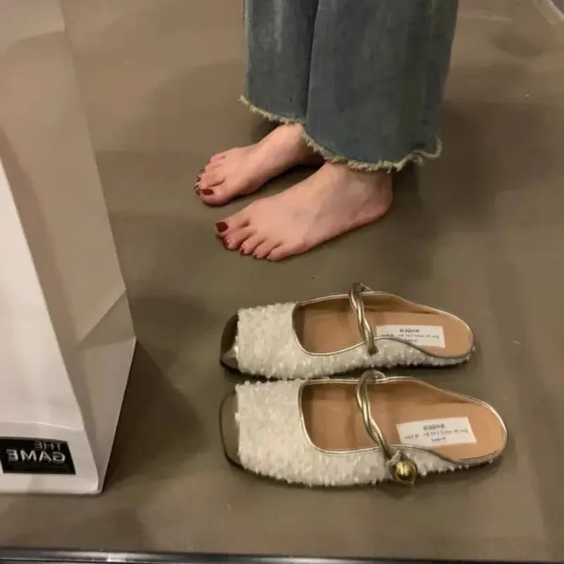 

Женские босоножки на плоской подошве, черные однотонные Шлепанцы из ПУ кожи, без застежки, с круглым носком, на шнуровке, мягкие босоножки, удобная повседневная обувь, бежевые, 2024