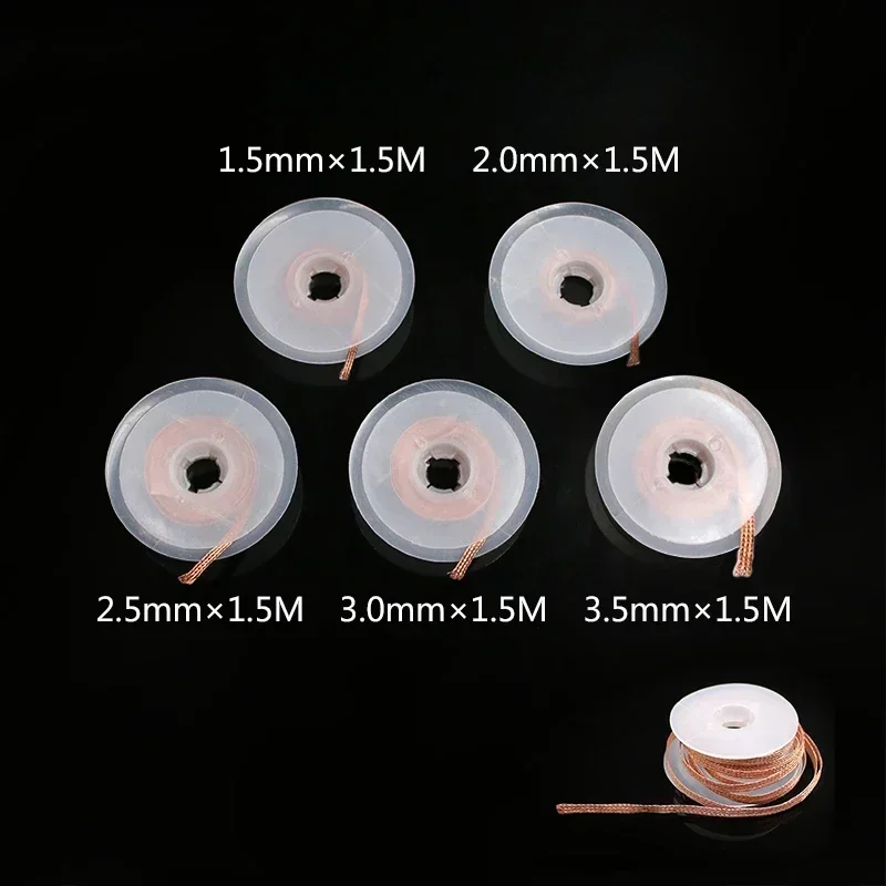 Desoldering braid 1.5M length welding wires copper solder remover wire repair tool for soldering