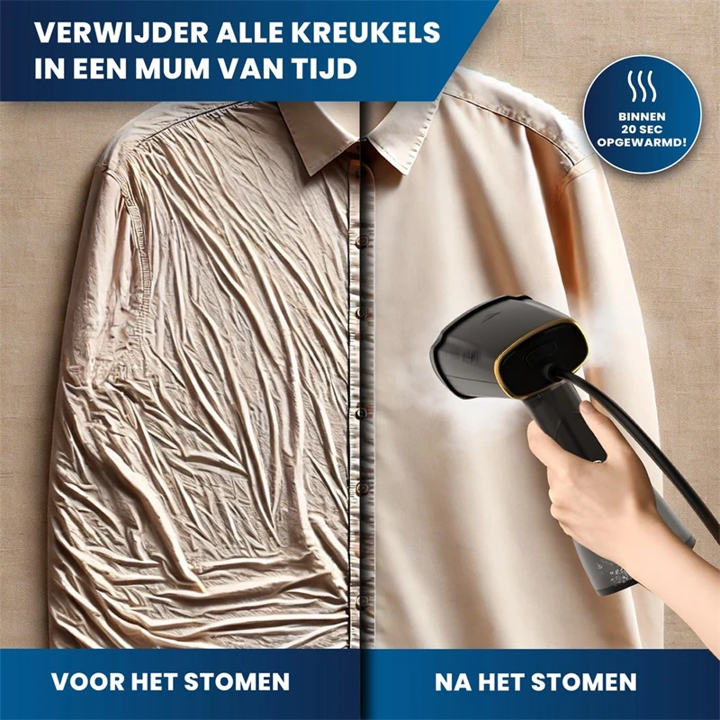 Vaporizador de roupas portátil, ferro a vapor doméstico elétrico para roupas, portátil, máquina de engomar a vapor de calor rápido para viagens em casa 3