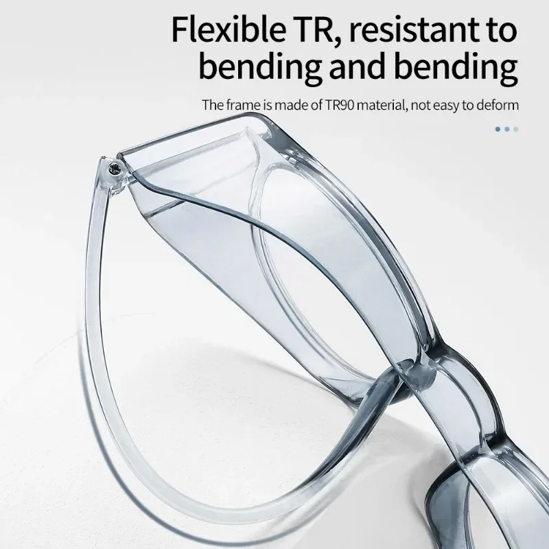 Protective Polarized Photochromic Sunglasses with Side Shields Blue Light Blocking Anti-allergy Anti Fog Wind Splash Goggles 3