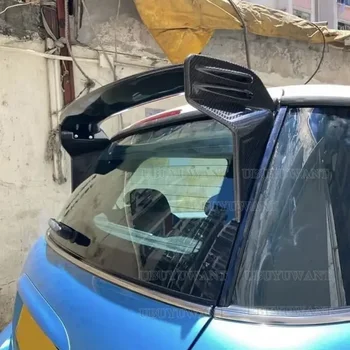 Tappo spoiler per tetto posteriore Tronco Ala Coperture per labbra per auto per Mini Cooper 06-13 R56 Ver.2.11/2.12 Tipo B Stile JCW Fibra di carbonio FRP